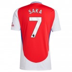 Günstige Fußballtrikots Arsenal Saka 7 Heimtrikot 2024-25 Kurzarm